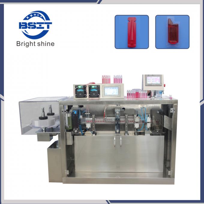 PVC/PE Plastic Bottle Ampoule Forming Filling and Sealing Cutting Machine