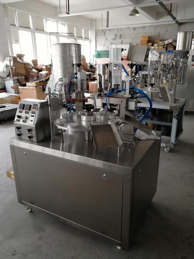 semi-Automatic Metal Tube Filling and Sealing Machine for Lotion Toothpaste