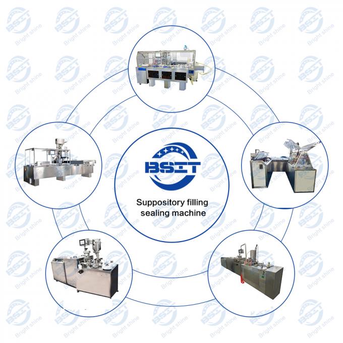 Semi-Automatic PVC/PE mateiral Suppository Filling and Sealing Machine (BZS)