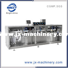 China Plastic Ampoule Bottle Forming and Filling and Sealing Machine linked with labeling machine for drink supplier