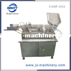 China glass ampoule bottle filling and sealing machine with 2 filling heads for 1-2ml ampoule supplier