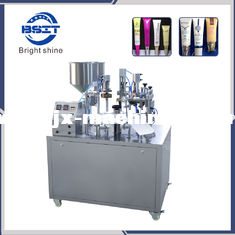 China Semi Automatic/Toothpaste/ Soft cream Plastic Tube Filling Sealing Machine with SS316L supplier