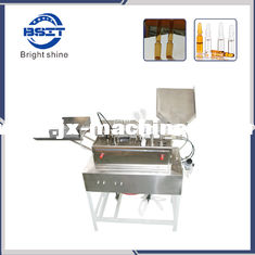 China 5ml empty glass ampoule bottle filling and sealing machine with 2 filling heads supplier