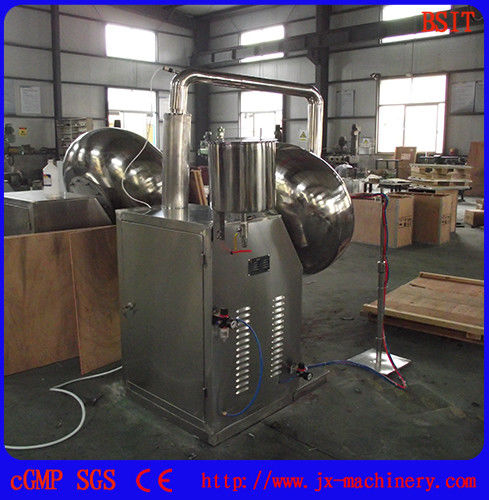 China Tablet/Pill Sugar Coating Pan Machine BYC-1000 which contact part with product is made of 304