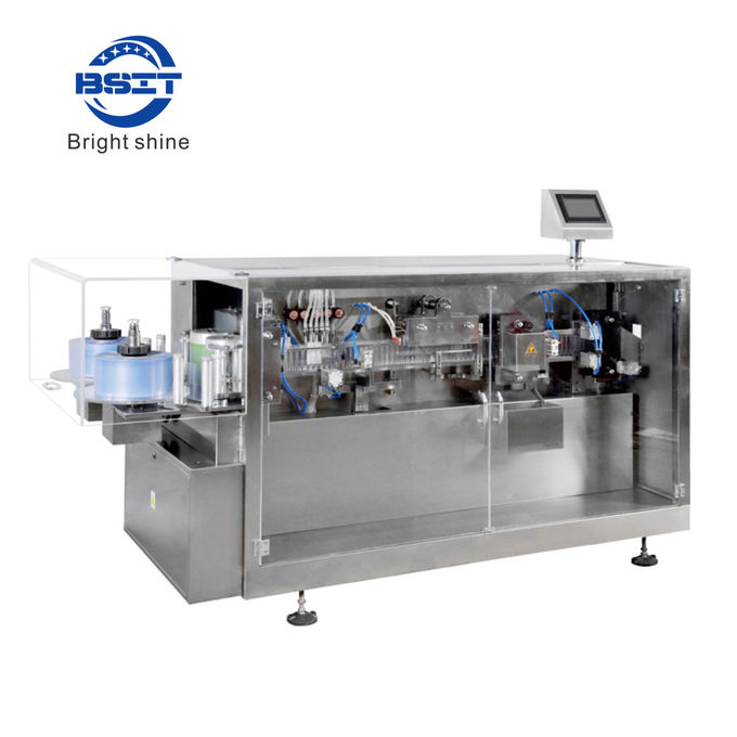 Full automatic Plastic ampoule form-fill-seal-label packing machine