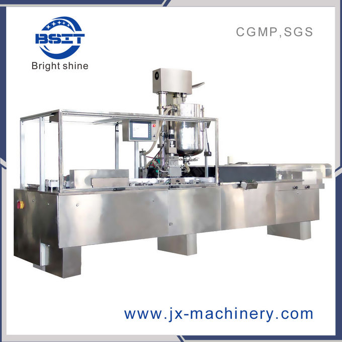 PLC  vaginal suppository liquid forming filling sealing machine with molds