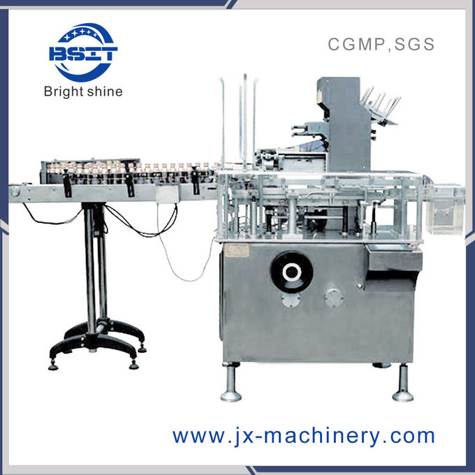 bottle/bag/ampoule Automatic Cartoning Machine with GMP (80-100pcs/min)