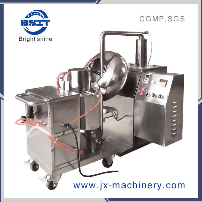 China Tablet/Pill Sugar Coating Pan Machine BYCA-800 with liquid supply vehicle