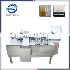 China Automatic Pesticide glass ampoule bottle fill and seal machine with 6 filling heads supplier