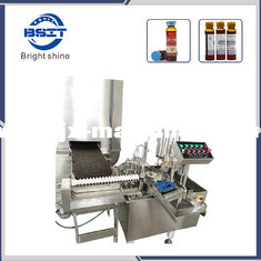 China Byg2/1 10ml Piston Pump Oral Syrup Bottle Filling and Capping Machine supplier