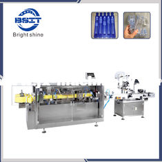 China pasty fluid filling and sealing machine  labeling machine  in cosmetics supplier