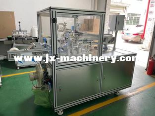 China Automatic Stretch Film Soap Wrapping Machine For Blue Bubble Toilet Bowl Cleaner Blocks supplier
